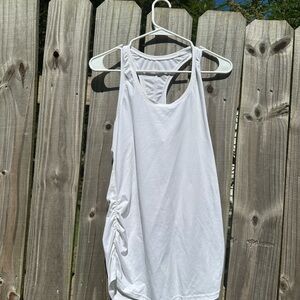 New Balance White Sleeveless Tank Top